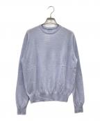 EVERYDAY I LIKE.エヴリデイ アイ ライク）の古着「Cashmere Sheer クルーネックプルオーバー」｜ブルー