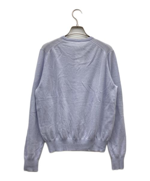 EVERYDAY I LIKE.（エヴリデイ アイ ライク）EVERYDAY I LIKE. (エヴリデイ アイ ライク) Cashmere Sheer クルーネックプルオーバー ブルー サイズ:FREE 未使用品の古着・服飾アイテム