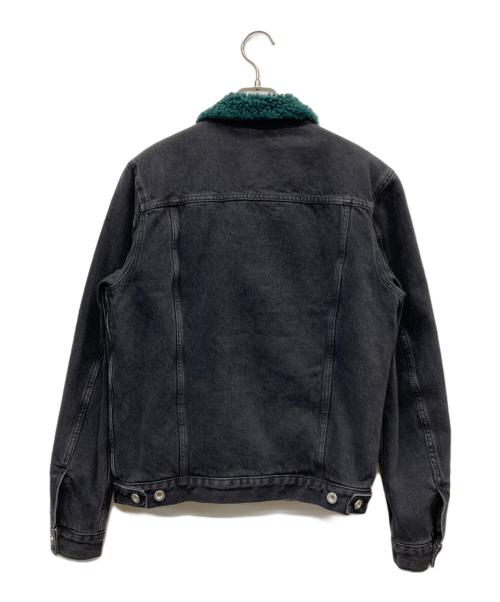 DIESEL（ディーゼル）DIESEL (ディーゼル) 裏ボアデニムジャケット ブラック サイズ:Sの古着・服飾アイテム