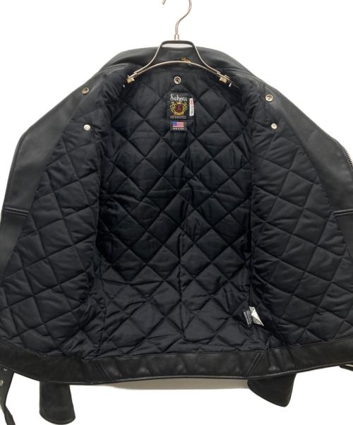 Schott（ショット）Schott (ショット) 613UST VINTAGE ONESTAR ライダースジャケット ブラック サイズ:34の古着・服飾アイテム