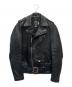 Schott（ショット）の古着「613UST VINTAGE ONESTAR ライダースジャケット」｜ブラック