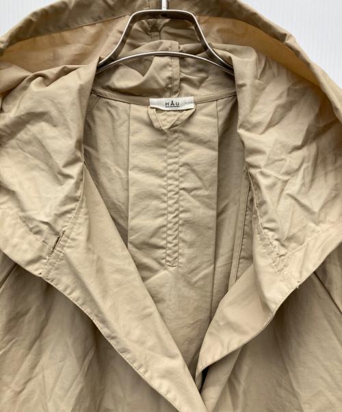 HAU（ハウ）HAU (ハウ) spring & raincoat / スプリングコート ベージュ サイズ:Freeの古着・服飾アイテム