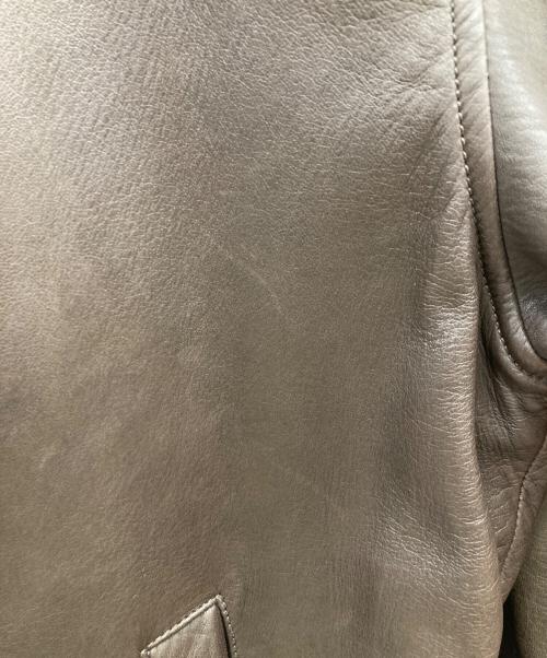 POLO RALPH LAUREN（ポロ・ラルフローレン）POLO RALPH LAUREN (ポロ・ラルフローレン) 90’S レザースイングトップブルゾン ブラウン サイズ:XLの古着・服飾アイテム