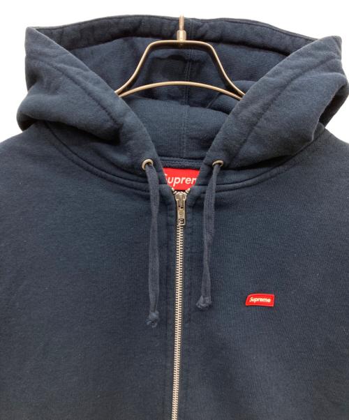 SUPREME（シュプリーム）SUPREME (シュプリーム) 24AW Small Box Zip Up Hooded Sweatshirt ネイビー サイズ:Sの古着・服飾アイテム