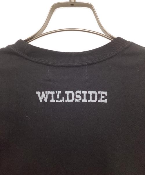 WILDSIDE YOHJI YAMAMOTO（ワイルドサイド ヨウジ ヤマモト）WILDSIDE YOHJI YAMAMOTO (ワイルドサイド ヨウジ ヤマモト) Multi Lip T-shirt ブラック サイズ:3の古着・服飾アイテム