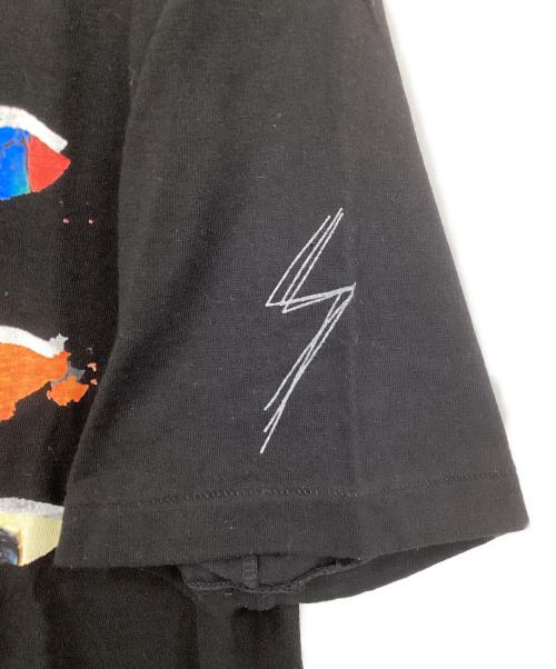 WILDSIDE YOHJI YAMAMOTO（ワイルドサイド ヨウジ ヤマモト）WILDSIDE YOHJI YAMAMOTO (ワイルドサイド ヨウジ ヤマモト) Multi Lip T-shirt ブラック サイズ:3の古着・服飾アイテム