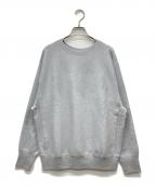 MEIASメイアス）の古着「SILK SMOOTH SWEAT PULL OVER」｜グレー
