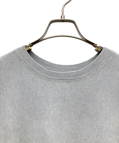 MEIAS（メイアス）MEIAS (メイアス) SILK SMOOTH SWEAT PULL OVER グレー サイズ:Lの古着・服飾アイテム