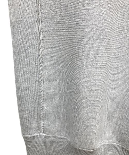 MEIAS（メイアス）MEIAS (メイアス) SILK SMOOTH SWEAT PULL OVER グレー サイズ:Lの古着・服飾アイテム