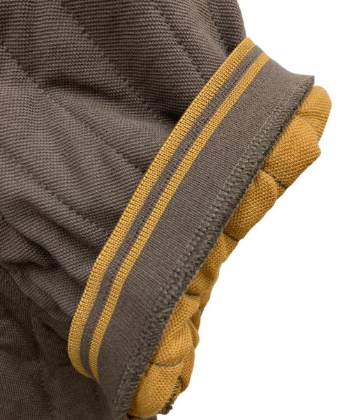 FRED PERRY（フレッドペリー）FRED PERRY (フレッドペリー) CRAIG GREEN (クレイグ グリーン) リブラインポロシャツ ブラウン サイズ:Lの古着・服飾アイテム