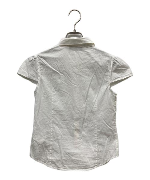 VERSACE（ヴェルサーチェ）VERSACE (ヴェルサーチェ) メドゥーサコットンポプリンシャツ ホワイト サイズ:152cmの古着・服飾アイテム