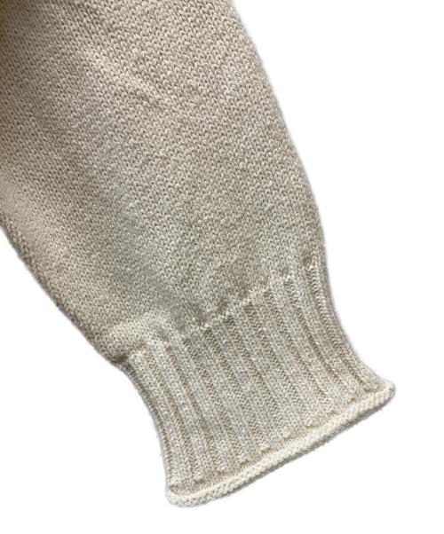 UNIVERSAL PRODUCTS.（ユニバーサルプロダクツ）UNIVERSAL PRODUCTS. (ユニバーサルプロダクツ) SILK CREW NECK KNIT アイボリー サイズ:3の古着・服飾アイテム