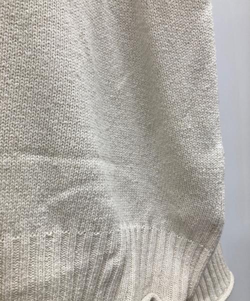 UNIVERSAL PRODUCTS.（ユニバーサルプロダクツ）UNIVERSAL PRODUCTS. (ユニバーサルプロダクツ) SILK CREW NECK KNIT アイボリー サイズ:3の古着・服飾アイテム