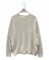 UNIVERSAL PRODUCTS.（ユニバーサルプロダクツ）の古着「SILK CREW NECK KNIT」｜アイボリー