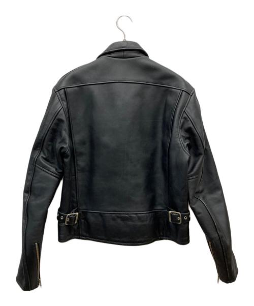 HARLEY-DAVIDSON（ハーレーダビッドソン）HARLEY-DAVIDSON (ハーレーダビッドソン) カウレザーシングルジャケット ブラック サイズ:Lの古着・服飾アイテム