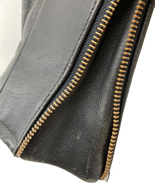 HARLEY-DAVIDSON（ハーレーダビッドソン）HARLEY-DAVIDSON (ハーレーダビッドソン) カウレザーシングルジャケット ブラック サイズ:Lの古着・服飾アイテム