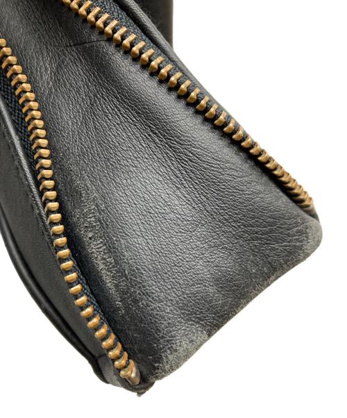 HARLEY-DAVIDSON（ハーレーダビッドソン）HARLEY-DAVIDSON (ハーレーダビッドソン) カウレザーシングルジャケット ブラック サイズ:Lの古着・服飾アイテム
