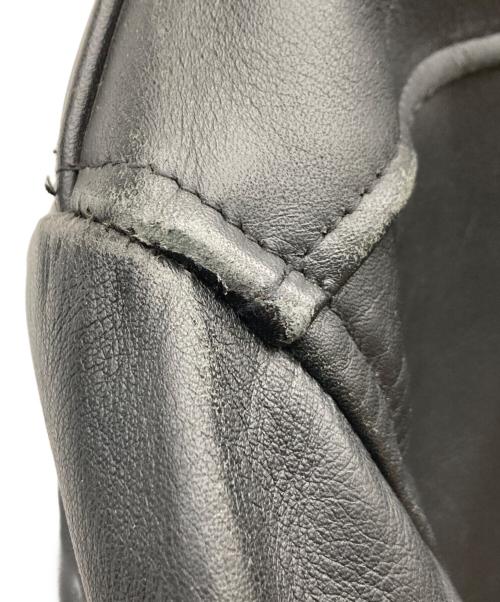 HARLEY-DAVIDSON（ハーレーダビッドソン）HARLEY-DAVIDSON (ハーレーダビッドソン) カウレザーシングルジャケット ブラック サイズ:Lの古着・服飾アイテム