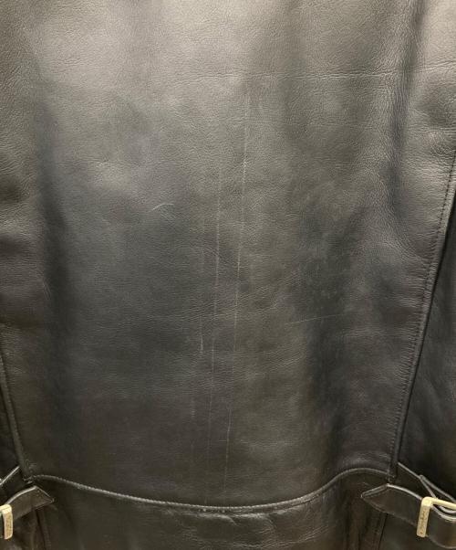 HARLEY-DAVIDSON（ハーレーダビッドソン）HARLEY-DAVIDSON (ハーレーダビッドソン) カウレザーシングルジャケット ブラック サイズ:Lの古着・服飾アイテム