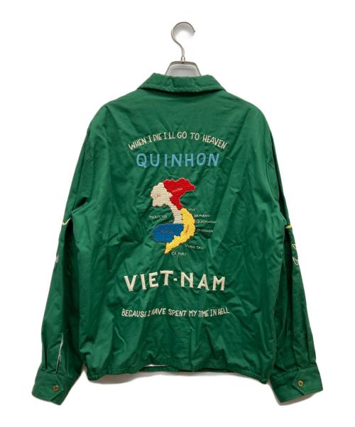 テーラー東洋（テーラートウヨウ）テーラー東洋 (テーラートウヨウ) Late 1960s Style Cotton Vietnam Jacket “VIETNAM MAP” グリーン サイズ:Mの古着・服飾アイテム