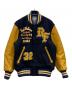 whitesville（ホワイツビル）の古着「30oz. WOOL MELTON AWARD JACKET “RED FALCONS”」｜ネイビー×イエロー