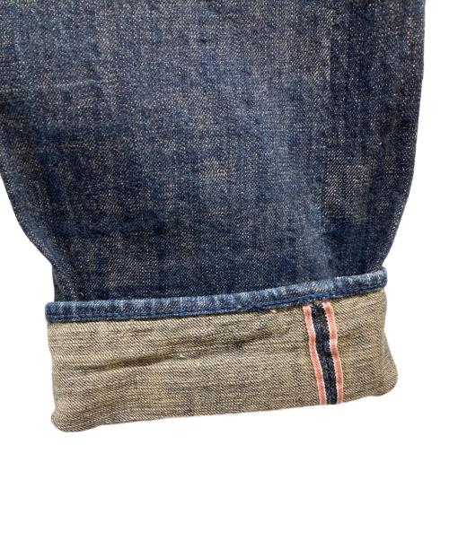 YAMANE（ヤマネ）YAMANE (ヤマネ) 刺繍デザインデニムパンツ インディゴ サイズ:W31の古着・服飾アイテム