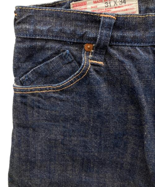 YAMANE（ヤマネ）YAMANE (ヤマネ) 刺繍デザインデニムパンツ インディゴ サイズ:W31の古着・服飾アイテム