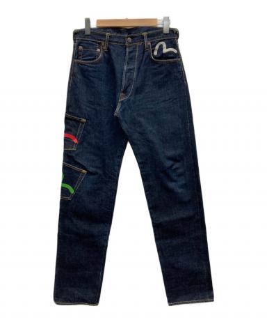 中古・古着通販】EVISU (エヴィス) 戎 メニーポケットデニムパンツ