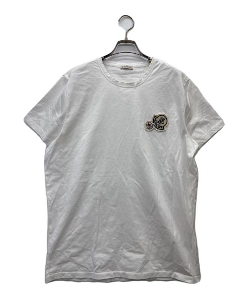 MONCLER（モンクレール）MONCLER (モンクレール) MAGLIA T-SHIRT ホワイト サイズ:XLの古着・服飾アイテム