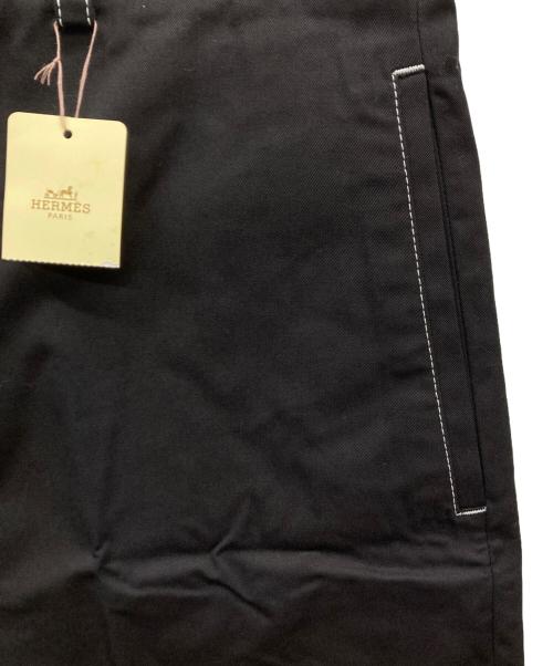 HERMES（エルメス）HERMES (エルメス) コットンショートパンツ ブラック サイズ:44 未使用品の古着・服飾アイテム