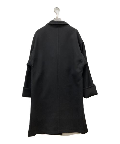 UN3D.（アンスリード）UN3D. (アンスリード) ASYMME COLLAR DOLMAN COAT ブラック サイズ:FREEの古着・服飾アイテム