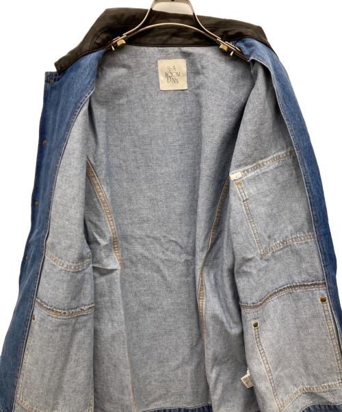 Sea Room lynn（シールームリン）Sea Room lynn (シールームリン) ECO Leather collarカバーオール インディゴ サイズ:FREE 未使用品の古着・服飾アイテム