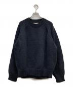 TODAYFULトゥデイフル）の古着「Raglan Knit Pullover」｜ブラック