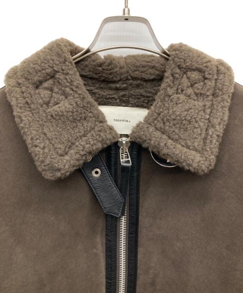 TODAYFUL（トゥデイフル）TODAYFUL (トゥデイフル) Flight Over Jacket ブラウン サイズ:36の古着・服飾アイテム