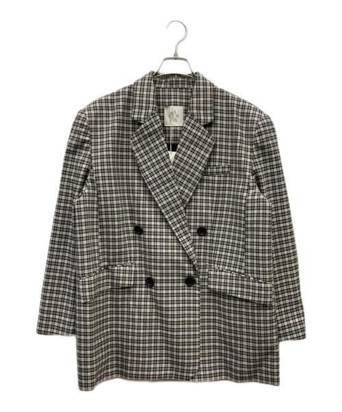 Sea Room lynn（シールームリン）Sea Room lynn (シールームリン) BOYFRIEND テーラードジャケット アイボリー×ブラック サイズ:M 未使用品の古着・服飾アイテム