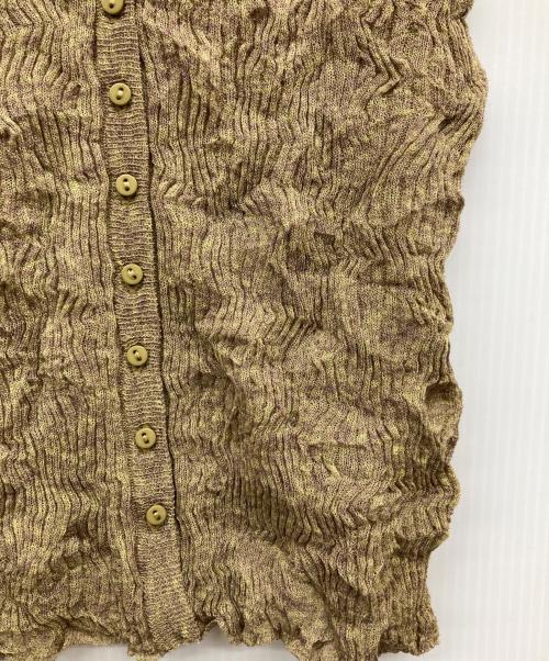 TODAYFUL（トゥデイフル）TODAYFUL (トゥデイフル) 2way Sheer Knitvest オリーブ サイズ:FREE 未使用品の古着・服飾アイテム