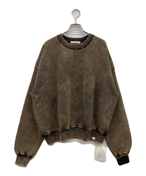 Sea Room lynn（シールームリン）Sea Room lynn (シールームリン) Acid dye ダメージSweatプルオーバー&パンツ アシッドブラウン サイズ:FREE 未使用品の古着・服飾アイテム