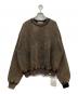 Sea Room lynn (シールームリン) Acid dye ダメージSweatプルオーバー&パンツ アシッドブラウン サイズ:FREE 未使用品：12000円