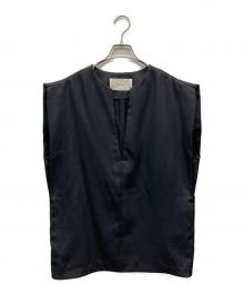 TODAYFUL（トゥデイフル）の古着「Keyneck Satin Pullover」｜ブラック