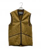 Barbourバブアー）の古着「パイルライナーフロントジップ」｜ブラウン