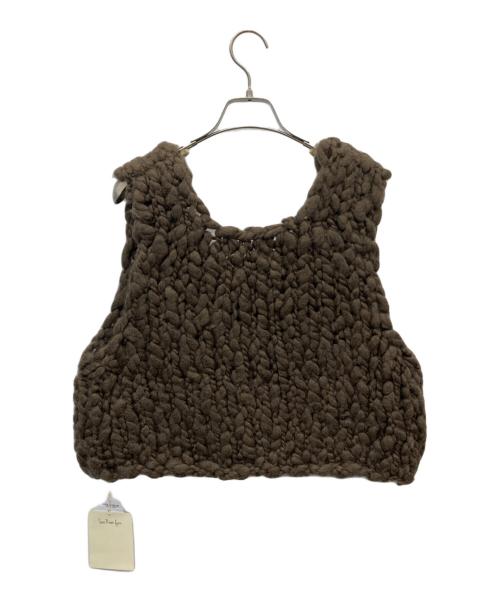 Sea Room lynn（シールームリン）Sea Room Lynn (シールームリン) HM extra warm 2wayニットベスト ブラウン サイズ:FREE 未使用品の古着・服飾アイテム