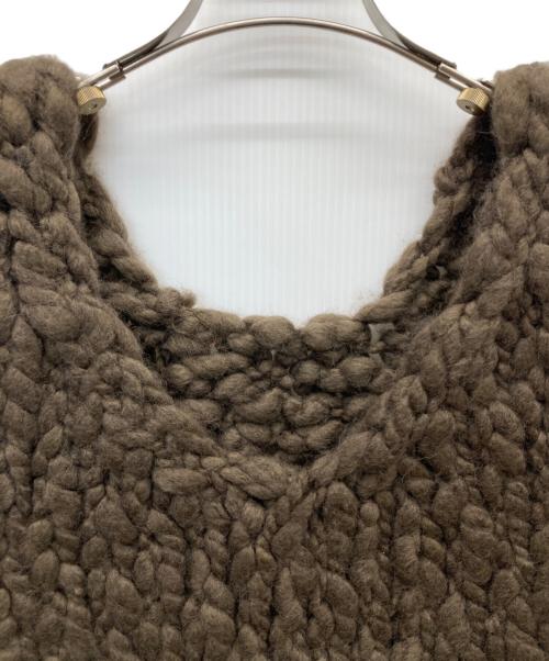 Sea Room lynn（シールームリン）Sea Room Lynn (シールームリン) HM extra warm 2wayニットベスト ブラウン サイズ:FREE 未使用品の古着・服飾アイテム