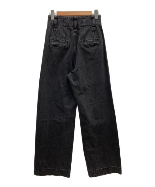 Sea Room lynn（シールームリン）Sea Room lynn (シールームリン) ハイウエストLOOSEデニムトラウザー ブラック サイズ:25 未使用品の古着・服飾アイテム
