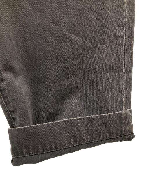 Sea Room lynn（シールームリン）Sea Room lynn (シールームリン) ハイウエストLOOSEデニムトラウザー ブラック サイズ:25 未使用品の古着・服飾アイテム