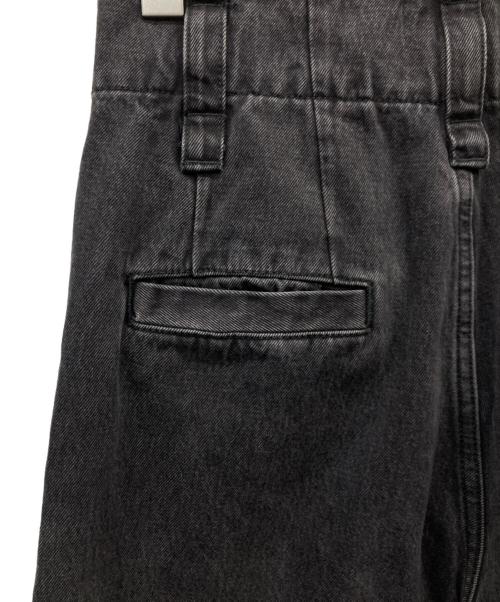 Sea Room lynn（シールームリン）Sea Room lynn (シールームリン) ハイウエストLOOSEデニムトラウザー ブラック サイズ:25 未使用品の古着・服飾アイテム