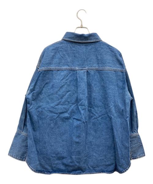 Sea Room lynn（シールームリン）Sea Room lynn (シールームリン) Wideカフスdenim シャツジャケット ブルー サイズ:FREE 未使用品の古着・服飾アイテム