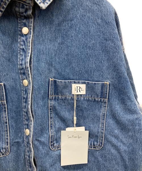 Sea Room lynn（シールームリン）Sea Room lynn (シールームリン) Wideカフスdenim シャツジャケット ブルー サイズ:FREE 未使用品の古着・服飾アイテム