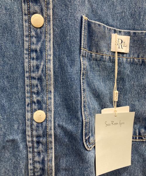 Sea Room lynn（シールームリン）Sea Room lynn (シールームリン) Wideカフスdenim シャツジャケット ブルー サイズ:FREE 未使用品の古着・服飾アイテム