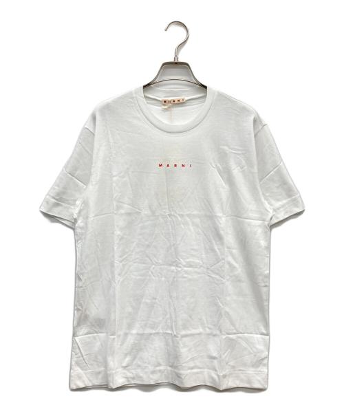 MARNI（マルニ）MARNI (マルニ) ロゴプリントTシャツ ホワイト サイズ:14Yの古着・服飾アイテム