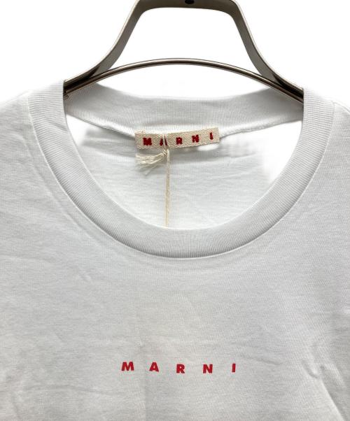 MARNI（マルニ）MARNI (マルニ) ロゴプリントTシャツ ホワイト サイズ:14Yの古着・服飾アイテム